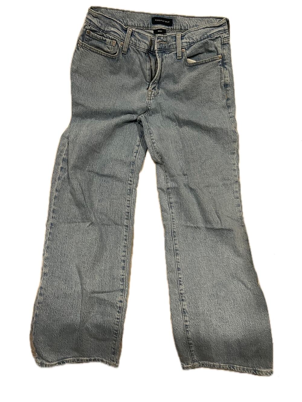 Aeropostale Baggy Blue Jeans Mens 31x32